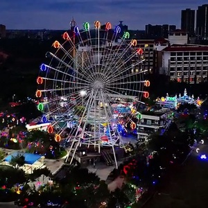 Manèges de parc d'attractions à prix avantageux, équipement moyen, grande roue de 50 m à vendre - Product Image 5