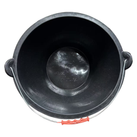 Fût industriel universel en plastique PE/PP noir – Solution de stockage économique pour produits chimiques, huiles, construction et mines