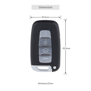 Système d'alarme de voiture EASYGUARD avec entrée sans clé et bouton de démarrage/arrêt, démarrage à distance du moteur EC003N-K-1 - Product Image 2
