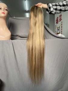 Perruque à fermeture 5x5 en cheveux humains 613 180% de densité, de 12 à 40 pouces - Product Image 4