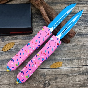 High Hardness D2 Steel MT-UT85 T6 Aluminum Alloy <b>Camping</b> Hunting Knife Multifunctional EDC Survival <b>Tool</b> OEM Broken Window - Product Image 2