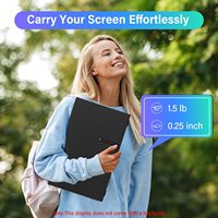 Écran LCD portable de 15,6 pouces, rapport de contraste 1200:1, angle de vision de 178 degrés, HDR avec HDMI Type C pour les bureaux professionnels et l'usage domestique