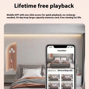 <span class=keywords><strong>Camera</strong></span> hộp trong nhà không dây WIFI thông minh, góc rộng, tầm nhìn ban đêm, tiết kiệm năng lượng, kết nối dữ liệu đám mây - Tính năng phát hiện chuyển động người, cảm biến CMOS - Product Image 3