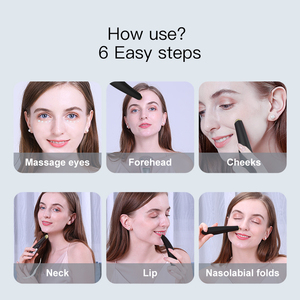 Venta caliente OEM de mano clásico ojo belleza varita antiarrugas ojo masajeador pluma calentada ajustada para estiramiento de la piel ojeras - Product Image 4