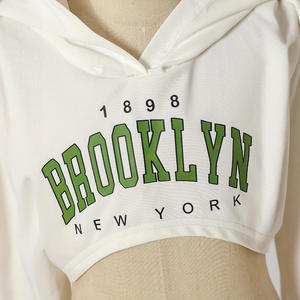 Ensemble de vêtements pour filles tendance, 3 pièces, <span class=keywords><strong>costume</strong></span> de sport vert en toile, camisole à manches longues à capuche et pantalon à poches, taille 14 ans - Product Image 3