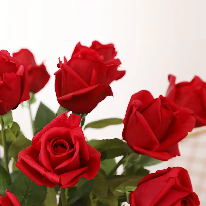 Hoge Kwaliteit Kunstbloem Real Touch Hydraterende Roos Voor Huisdecoratie Real Touch Rose