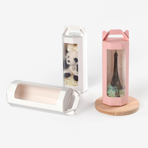 <span class=keywords><strong>Caja</strong></span> <span class=keywords><strong>de</strong></span> Regalo Octogonal <span class=keywords><strong>de</strong></span> Cartulina Blanca con Ventana, <span class=keywords><strong>Caja</strong></span> Plegable Rosa <span class=keywords><strong>para</strong></span> Empaque <span class=keywords><strong>de</strong></span> <span class=keywords><strong>Copas</strong></span> <span class=keywords><strong>de</strong></span> Vino con Asa, Paquete <span class=keywords><strong>de</strong></span> 10 Unidades - Product Image 2