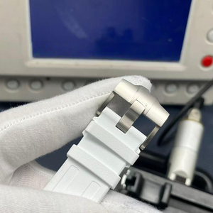 Relojes Mecánicos para Hombre, Reloj de Cerámica Blanca de 42 mm, Esfera Blanca, 300 m, Reloj Automático de Lujo con Correa de Goma para Hombre - Product Image 6