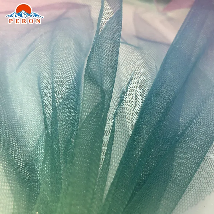 Vente en gros, fabrication chinoise, tissu de tulle tricoté 100% polyester, tissu de mariée pour doublure