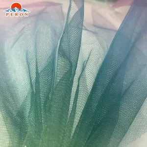 Tessuto da sposa in tessuto di tulle lavorato a maglia 100% poliestere all'ingrosso della manifattura della cina per il rivestimento