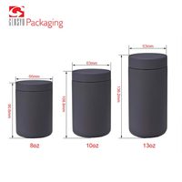Fornecedor da fábrica oferecendo 8 oz 10 oz 13 oz hdpe preto garrafa simples para alimento, pó de soja, leite, frascos de embalagem de proteína em pó