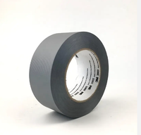 Ruban adhésif de masquage en caoutchouc pour emballage de conduits en vinyle gris, haute adhérence, forte adhérence, imperméable, simple face, vente chaude, 3903