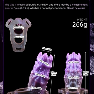SHAZ Funda Única para Pene, Dildo Hueco con Anillo para el Pene, Funda Protectora para Pene, Anillo para el Pene, Juguetes Sexuales para Hombres - Product Image 4