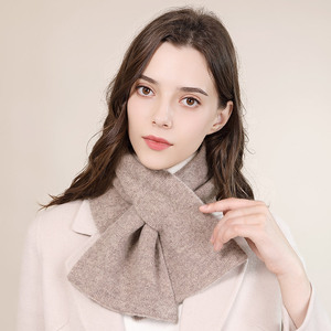 100%ウール製カスタムロゴ入りレディースロングスタイル冬用スカーフ ウールカシミヤビジネスアクセサリー冬用スカーフ 大人用 - Product Image 3