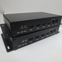 Codificador de video de transmisión en vivo de 4 canales H264 H265 portátil para transmisión de radio y TV