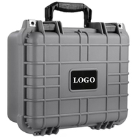 Boîte à outils multifonctionnelle en plastique dur imperméable avec mousse personnalisable pour appareils photo, outils et équipements
