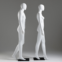 Mannequin de corps entier pour la posture debout et en marche, pour hommes et femmes, support d'affichage de vêtements