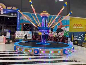 2024 Beautifully Designed Mini Bungee <b>Trampoline</b> for Children Outdoor Amusement Park Toy Factory Price - Product Image 3