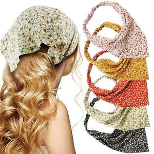 Elastico testa <span class=keywords><strong>Bandana</strong></span> per le donne ragazze accessori per capelli sciarpa per capelli fascia per capelli bandane per capelli - Product Image 1