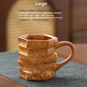 Wholesale Contemporary Irregular-shaped <b>Ceramic</b> Mugs and Kiln Glaze Coffee <b>Cups</b> for Party Use-Reusable Home & Office - Product Image 6