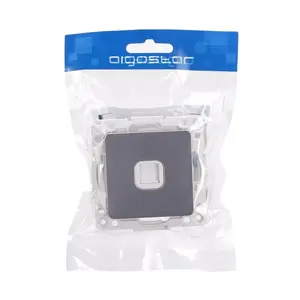 Conector de teléfono 1 va, plateado, tipo alemán/francés, ideal para instalaciones eléctricas y de comunicaciones. - Product Image 2