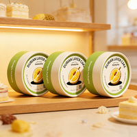 Boîte de cuisson pour animaux de compagnie en matériaux recyclés biodégradables de qualité alimentaire, boîtes d'emballage alimentaire, impression de logo, boîte en papier ronde de luxe