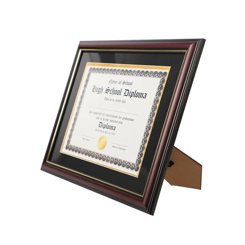 Certificate Diploma Frames Wall Mount Display Wood Certificate Frames With Mats Graduation Certificate Frame A4 Document