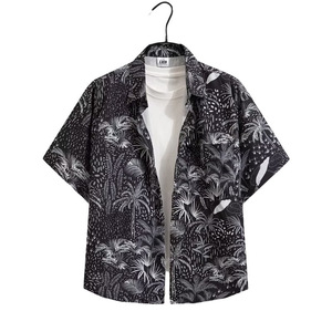 Camicia Casual da Uomo con Stampa Floreale Vacanza, Souvenir delle Bahamas, Florida, <span class=keywords><strong>Tenerife</strong></span>, Camicie da Spiaggia OEM/ODM - Product Image 1