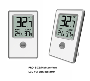 Nhiệt kế trong nhà ft0402 với màn hình nhiệt độ phòng bé cao thấp hàng ngày - Product Image 2