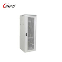 Armoire de télécommunications RIPO de haute qualité 186010PM/G, 19 pouces, sur pied, 18U, 600x1000mm, gris, acier laminé à froid SPCC, conforme aux normes ANSI/EIA