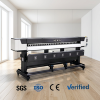 Impresora de Inyección de Tinta Eco Solvente Roll-to-Roll NEWIN I3200/I1600, Doble, 50 m²/h, Alta Velocidad, 3200 mm, Automática, para Banners, Etiquetas y Papel
