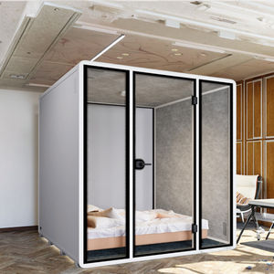 Cabina Acústica Moderna y Ecológica, Diseño Modular y Móvil, Puerta de Cierre <span class=keywords><strong>Suave</strong></span>, Insonorizada, <span class=keywords><strong>para</strong></span> Reuniones, Instrumentos Musicales y Descanso - Product Image 3