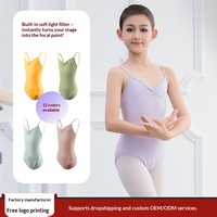 Justaucorps de danse pour filles, dos nu, une pièce, élastique, pour la pratique, la performance et l'entraînement sur scène