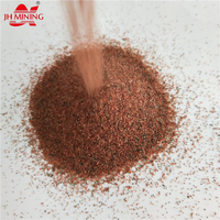 JH Company Vente directe de granulats abrasifs pour sablage à jet d'eau, garnet J60 (35-60) mailles, sable pour sablage