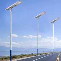 Lampadaire solaire tout-en-un Xiuben, LED haute puissance, étanche, intelligent, alimenté par l'énergie solaire, pour l'éclairage public des routes