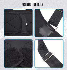 Enderezador de espalda ajustable de neopreno de alta calidad Corrector de postura corporal magnético soporte de hombro - Product Image 6