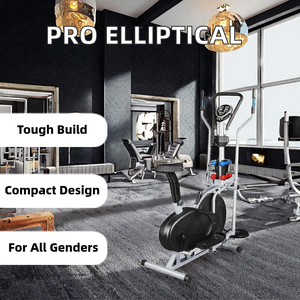 Vente en gros de vélos elliptiques professionnels pour la maison et de machines elliptiques de cross-training, méthode manuelle, vente en Chine - Product Image 2