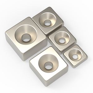 מגנטים ניאודימיום N38 אנטי, בעיצוב בלוק קובייתי פריזמטי, בעלת שטף מגנטי גבוה, כוח מגנטי אמין, מגנט קבוע מחומר נדיר. - Product Image 3