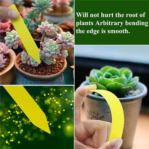 Etiquetas para plantas recubiertas de plástico de 4 pulgadas, etiquetas impermeables para marcar viveros de jardín, 100 unidades - Product Image 4