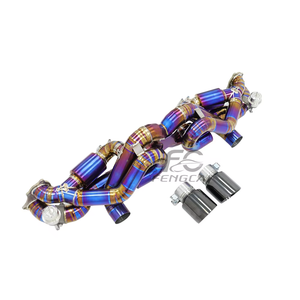 Sistema de Escape Catback Valvetronic de Aleación de Titanio para Porsche 718 GT4 <span class=keywords><strong>GTS</strong></span> 2019-2025 <span class=keywords><strong>4</strong></span>.0L, Silenciador con Sonido Profundo, Mejora de Textura - Product Image 3