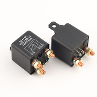 Relais de Démarrage Automobile KH180 5 Broches 12V 250A Scellé à Bornes à Vis Miniature Type Continu pour Contrôle de Batterie de Moto
