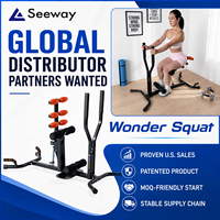Máquina de Sentadillas Ajustable Wonder Squat en Oferta, para Entrenamiento de Piernas, Glúteos y Ejercicios de Fitness en Casa