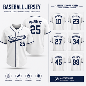 Maillot de baseball personnalisé avec logo, sublimation, séchage rapide, respirant, pour hommes, pour équipes sportives et clubs - Product Image 1