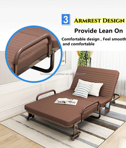 Giá Rẻ Thoải Mái Xách Tay Duy Nhất Đôi Kim Loại Đồ Nội Thất Gấp Giường Nệm Tiết Kiệm Không Gian Phòng Khách Đồ Nội Thất Phòng Ngủ - Product Image 4