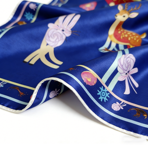 Pañuelo <span class=keywords><strong>de</strong></span> Seda <span class=keywords><strong>de</strong></span> Alta Calidad <span class=keywords><strong>de</strong></span> 22 mm, 90 cm Cuadrado, Estampado Digital con Diseño <span class=keywords><strong>de</strong></span> Soldados y Bailarines, Pañuelo <span class=keywords><strong>de</strong></span> Seda <span class=keywords><strong>de</strong></span> Diseñador - Product Image 4