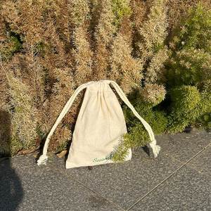 Hot Sale OEM Muslin Cotton Drawstring <b>Packaging</b> <b>Bag</b> Canvas Gift <b>Bag</b> With Double Strings - Product Image 5