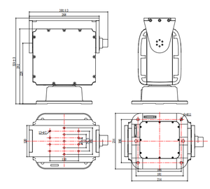 Nuova Telecamera Termica Pan-Tilt di Ultima Generazione, Testa Fittizia per Telecamera Pan-Tilt, Telecamera PTZ - Product Image 5