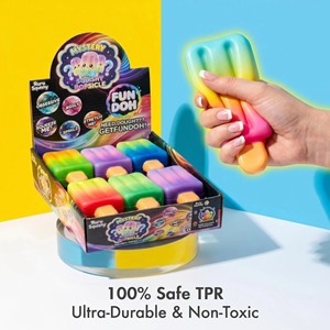 Divertidos Juguetes Sensoriales Doho Squishy con Forma de Paleta de Helado |   Juguetes Sensoriales Antiestrés Suaves, Estrujables y Blandos para Todas las Edades - Product Image 4