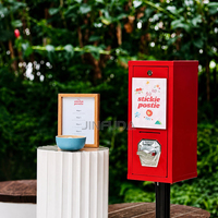 Mini distributeur de cartes de bureau à monnayeur, machine à autocollants de tatouage, équipement commercial de vente au détail en libre-service
