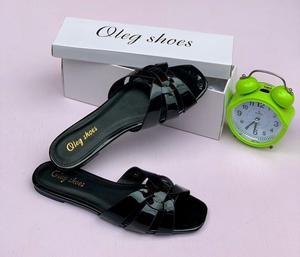 Brand <strong>Name</strong> Women's Open Toe Casual Flat <strong>Shoes</strong> Anti-Slip Breathable Fashion Slide for Slippers for Spring for <strong>Ladies</strong> - Product Image 4